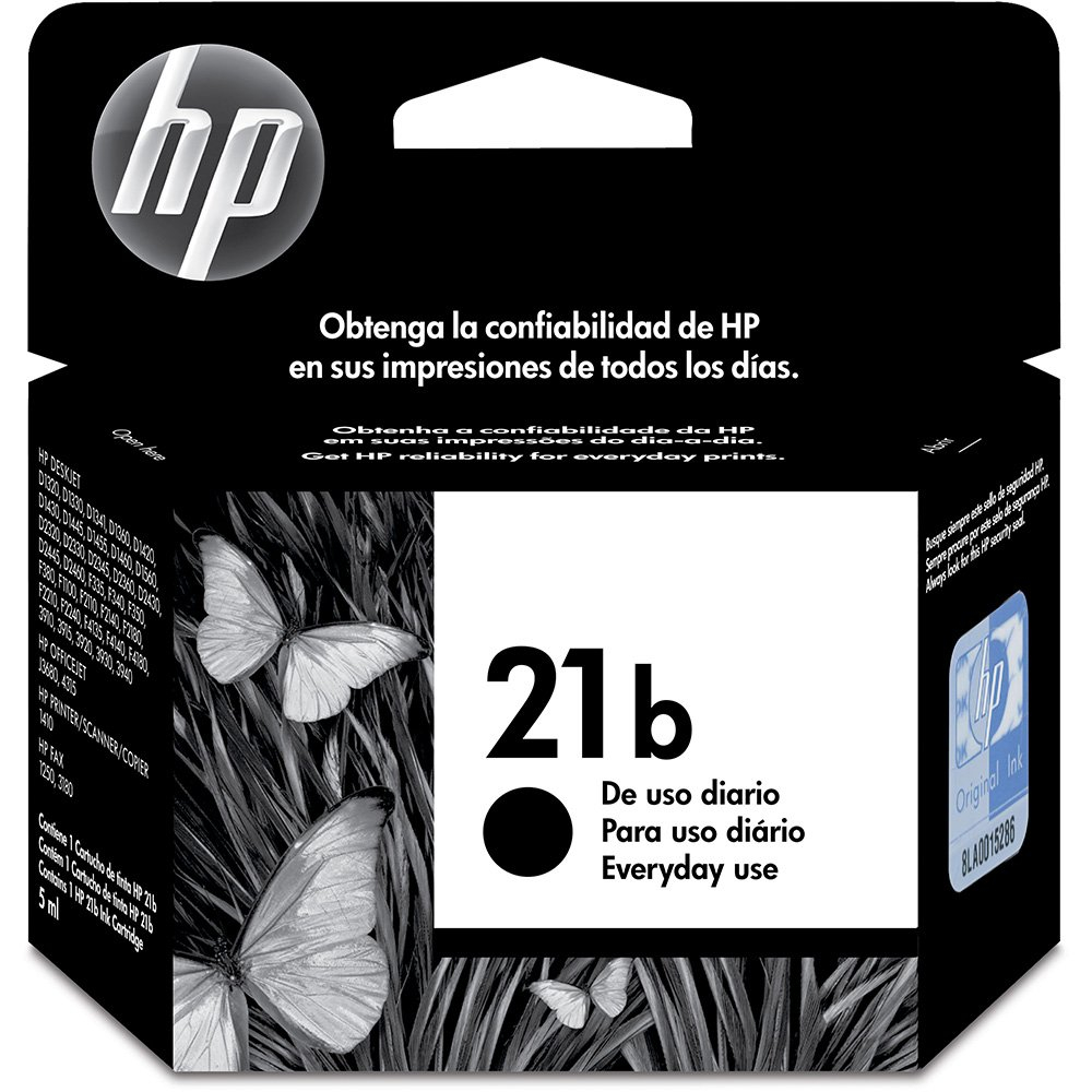 Cartucho Hp 21b Preto