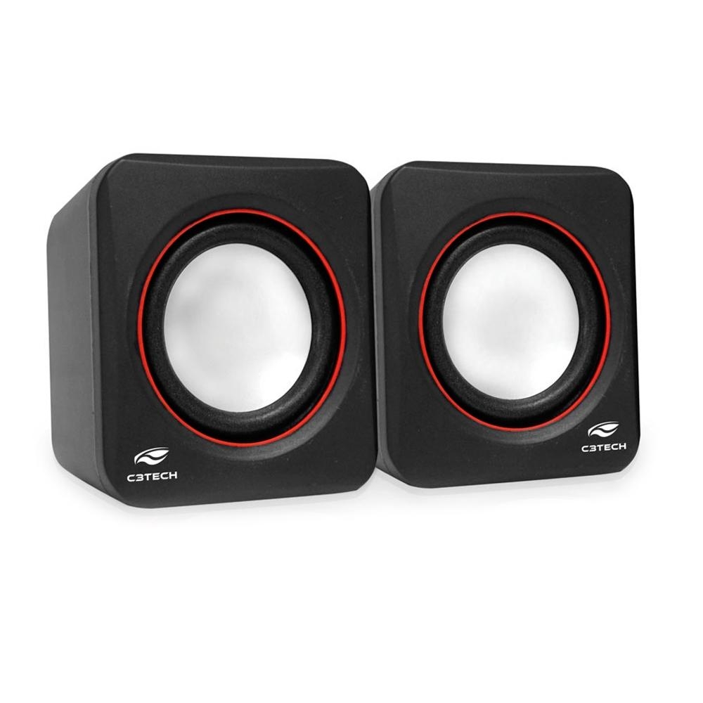 Caixa de Som C3 Tech 2.0 Portátil 3w Rms